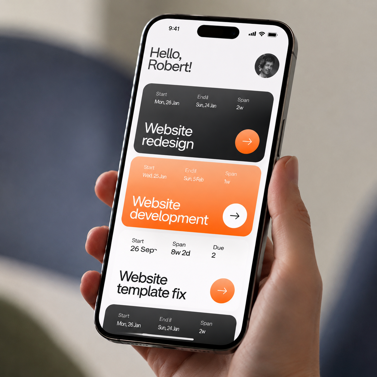 App interface
