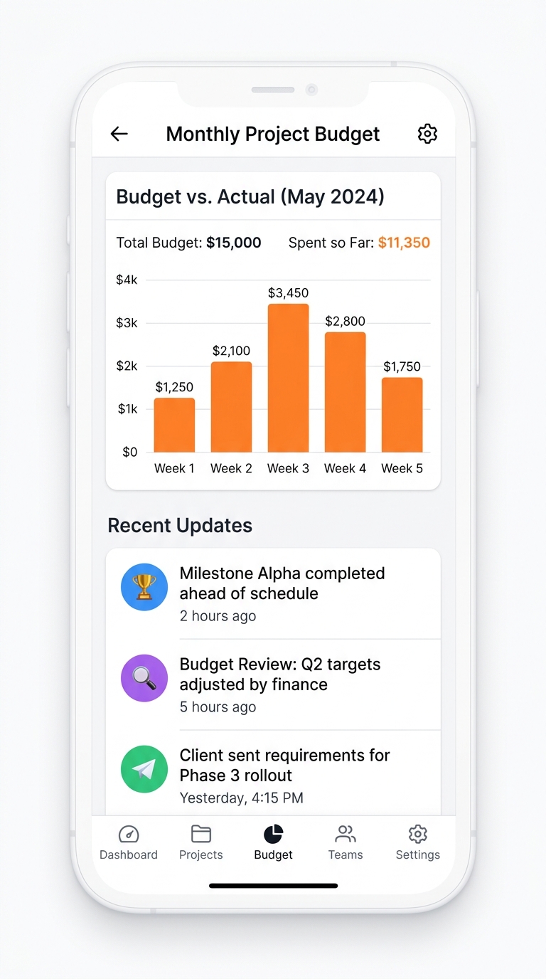 Mobile App Mockup